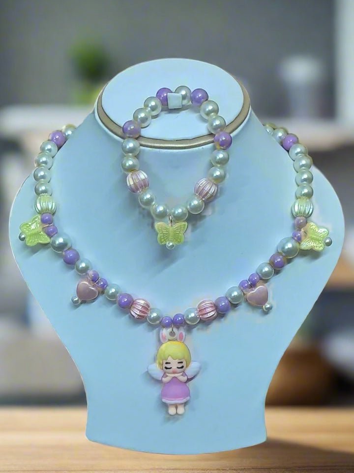 20250622_203653_294a3488-202a-4da0-9252-33d80d9efef6 Purple Beads Necklace and Bracelet Set for Girls | GARIMAS
