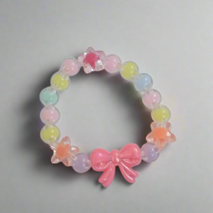 Girls Multicolor beaded Necklace with Bracelet | GARIMAS