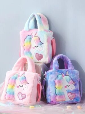 Garimas- Unicorn Toddler Bag Princess Cute Crossbody Handbags Gift for Girls (Pink-Multi) Amazon.in: Shoes & Handbags